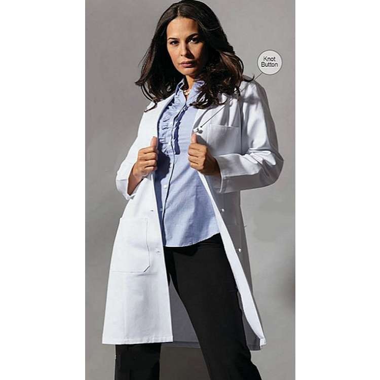 Fashion Seal Healthcare Womens Long Traditional Lab Coat