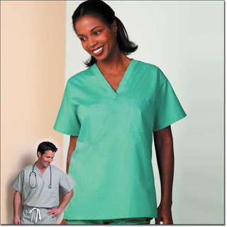 6794 Jade Reversible Unisex Set-In Sleeve Scrub Shirt – Fashion Blend
