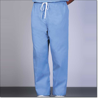 899 Ciel Blue Unisex Fashion Blend Reversible Long Scrub Pant