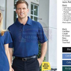 Men’s & Women’s Waffle Knit Polos 100% Polyester