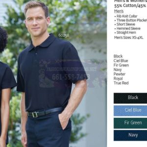 60251-57 Women’s Blended Pique Polos Shirt