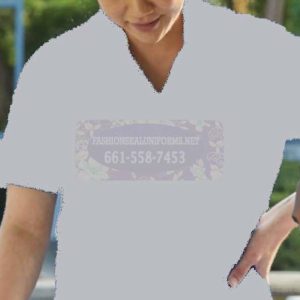 62497 White Women’s Short Sleeve Fineline Twill Woven Shirts 65% Polyester/35% Cotton