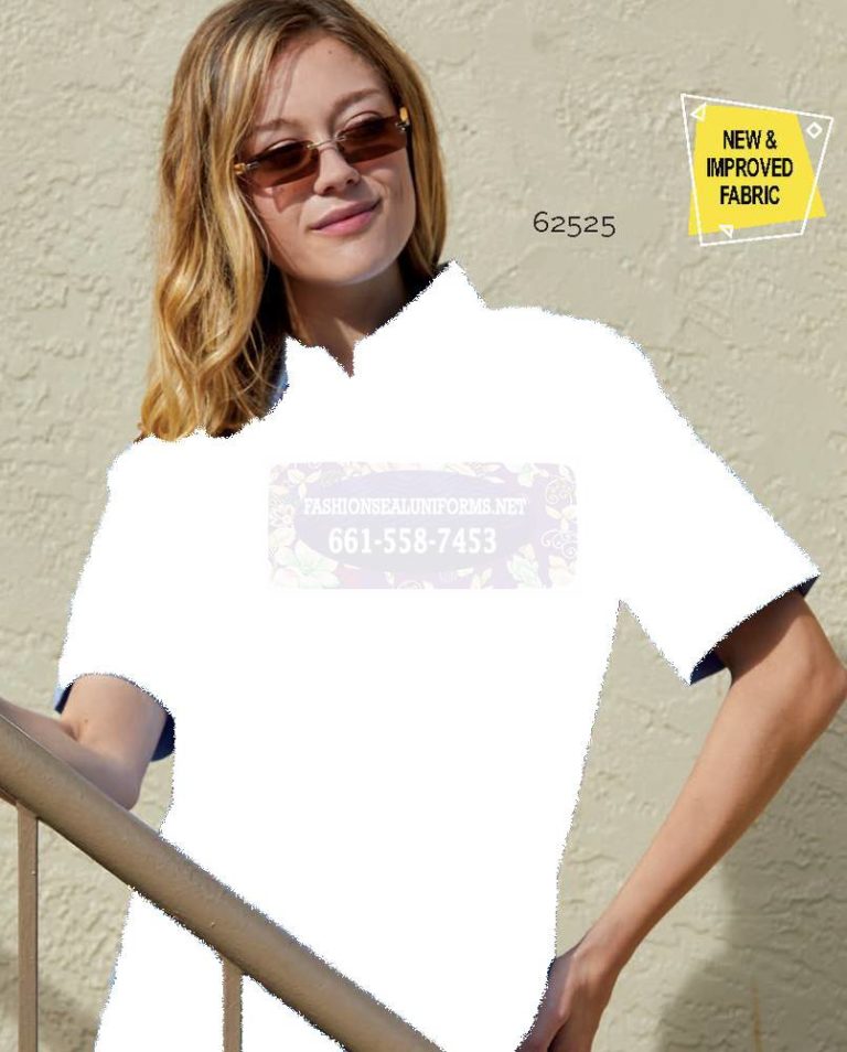 62526 White Women’s Short Sleeve New Oxford Shirts
