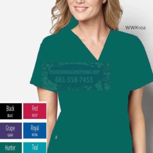 WWK102 Hunter Women’s Mock Wrap Top